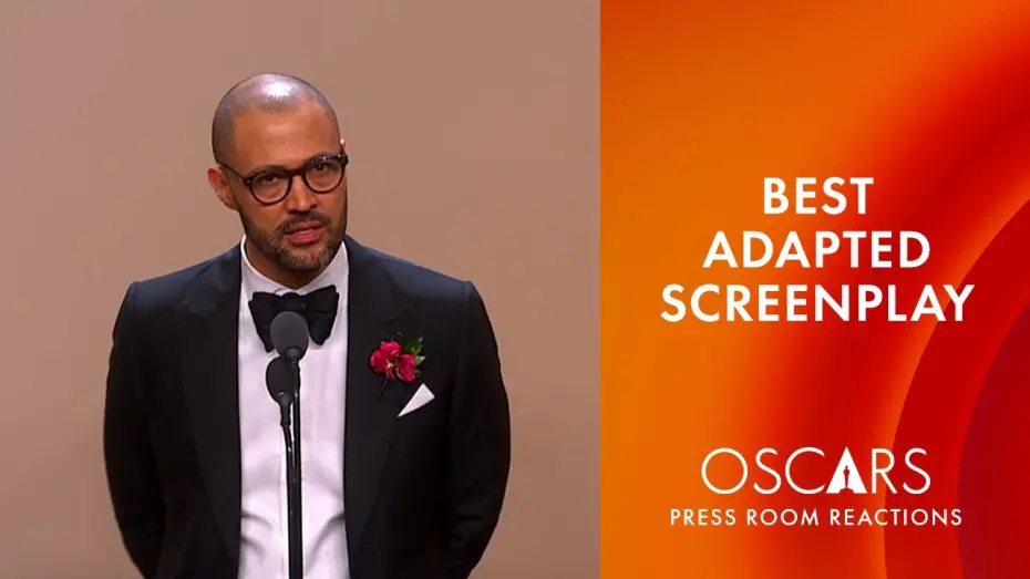 Видео к фильму Американское чтиво | Best Adapted Screenplay | 'American Fiction'  | Cord Jefferson | Oscars 2024 Press Room Speech