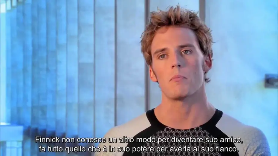 Видео к фильму Голодные игры: И вспыхнет пламя | Hunger Games: La Ragazza di Fuoco - Intervista a Sam Claflin (sottotitoli in italiano)