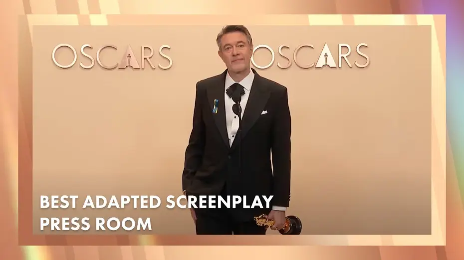 Видео к фильму Конклав | Peter Straughan 'Conclave' Best Adapted Screenplay Press Room Speech | 97th Oscars (2025)