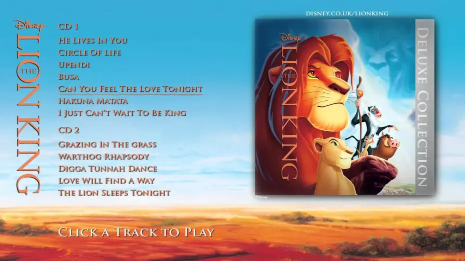 Видео к фильму Король Лев | The Lion King Soundtrack - Deluxe Edition - Album Sampler