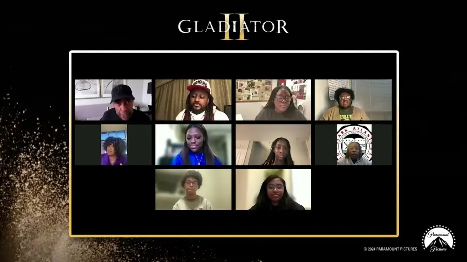 Видео к фильму Gladiator II | HBCU Student Roundtable with Denzel Washington