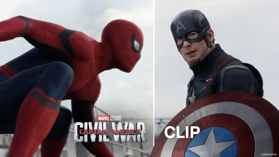 Видео к фильму Первый мститель: Противостояние | Captain America Fights Spider-Man - Official Clip