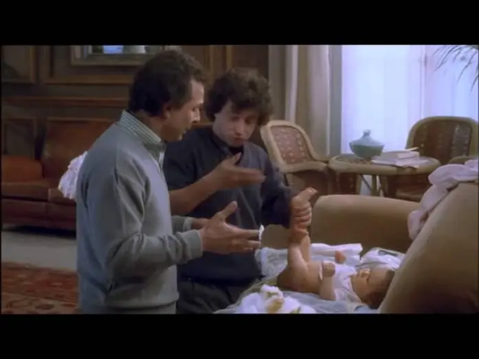 Видео к фильму Трое мужчин и младенец в люльке | Three Men And a Cradle / 3 hommes et un couffin (1985) - Trailer