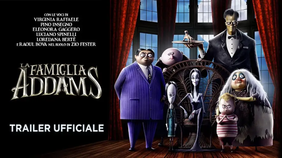 Видео к фильму Семейка Аддамс | La famiglia Addams - Trailer italiano ufficiale [HD]
