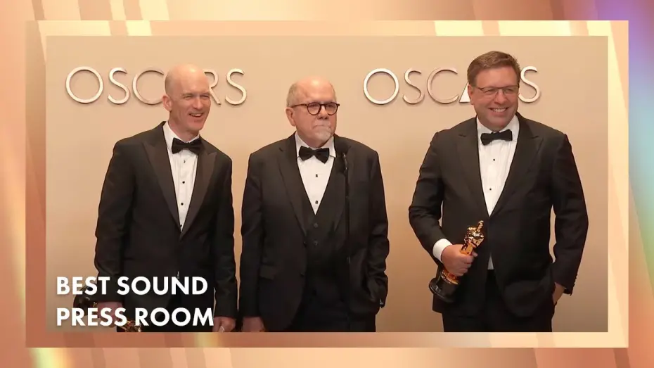 Видео к фильму Дюна 2 | 'Dune: Part Two' Best Sound Press Room | 97th Oscars (2025)