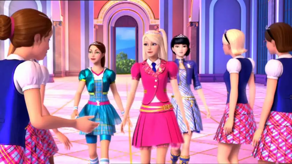 Видео к фильму Барби: Академия принцесс | Videoclip musical de Barbie: Escuela de Princesas