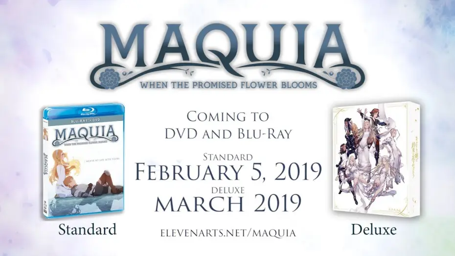 Видео к фильму Укрась прощальное утро цветами обещания | Maquia: When the Promised Flower Blooms | US Blu-Ray/DVD Announcement Trailer