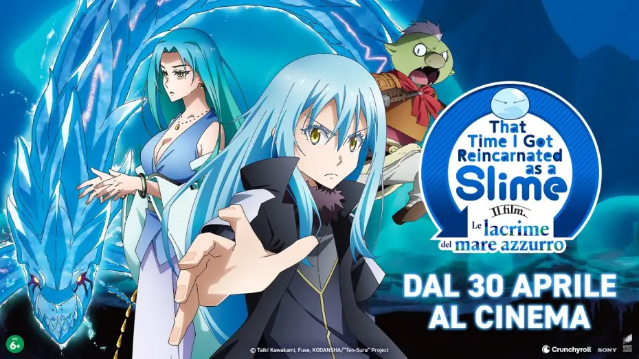 Видео к фильму О моём перерождении в слизь: Слёзы синего моря | That Time I Got Reincarnated as a Slime Il film: Le lacrime del mare azzurro | Anteprima Ufficiale