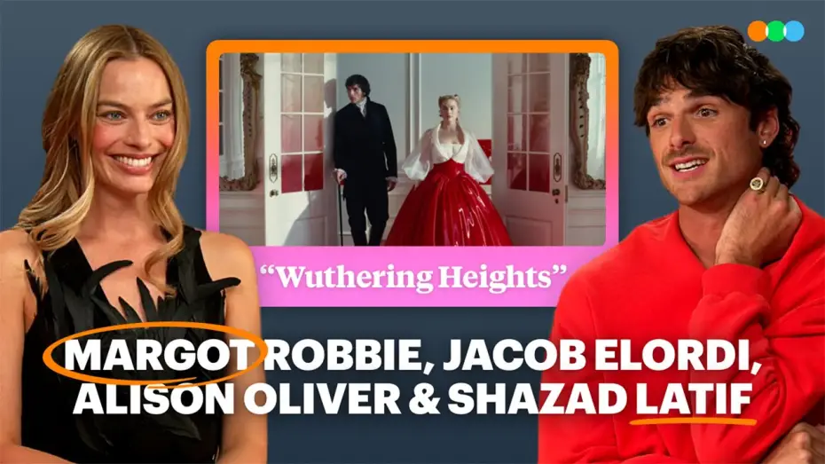 Видео к фильму Грозовой перевал | Margot Robbie, Jacob Elordi, Alison Oliver and Shazad Latif on What Movies Make Them Cry (and Sweat)