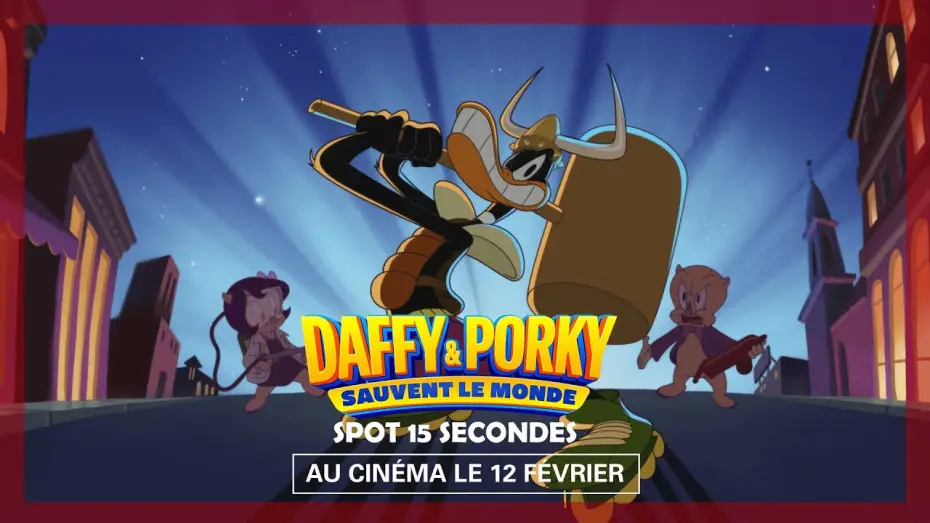Видео к фильму Луни Тюнз: Космическое Вторжение | LOONEY TUNES : DAFFY & PORKY SAUVENT LE MONDE | 15 secondes