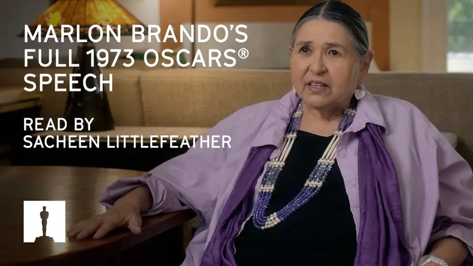 Видео к фильму Крёстный отец | Sacheen Littlefeather Reads Marlon Brando&rsquo;s Full 1973 Oscars&reg; Speech