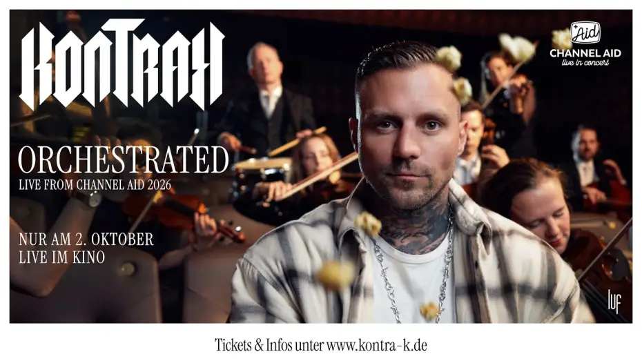 Видео к фильму Kontra K: Orchestrated - Live from Channel Aid 2026 — KONTRA K ORCHESTRATED – LIVE FROM CHANNEL AID 2026 I TRAILER