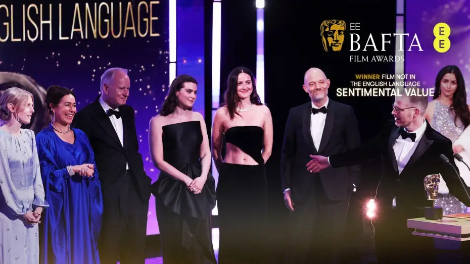 Видео к фильму Сентиментальная ценность | Sentimental Value Wins the BAFTA for Film Not in the English Language | EE BAFTA Film Awards 2026