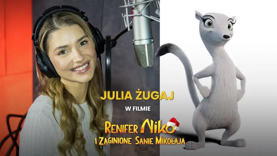 Видео к фильму Нико: За Северным сиянием | Julia Żugaj w studio dubbingowym