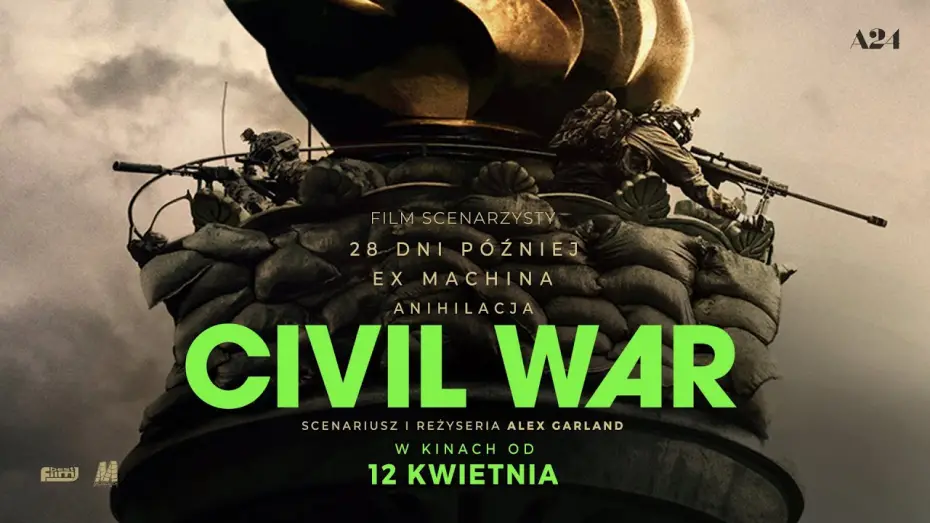 Видео к фильму Гражданская война | CIVIL WAR | TRZYMAJĄCE W NAPIĘCIU KINO AKCJI | TYLKO W KINACH OD 12 KWIETNIA