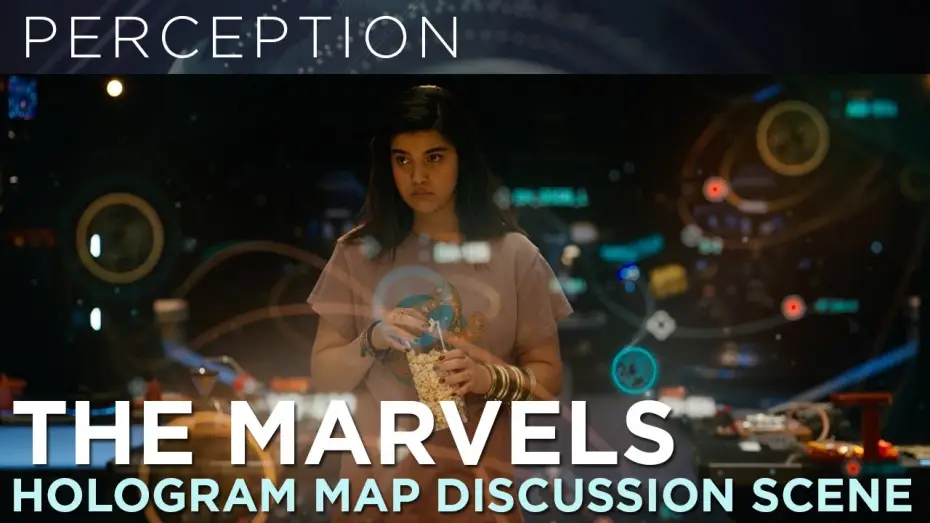 Видео к фильму Капитан Марвел 2 | Hologram Map Travel Discussion Full Scene