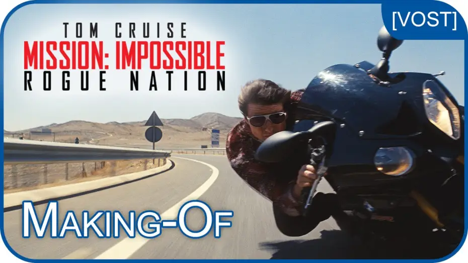 Видео к фильму Миссия невыполнима: Племя изгоев | Mission: Impossible Rogue Nation &ndash; En moto sans doublure [making-of - VOST]