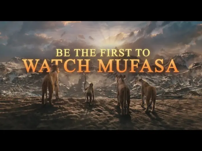 Видео к фильму Mufasa: The Lion King | Be the First to Watch at Home Today. Buy It Now Only On Digital