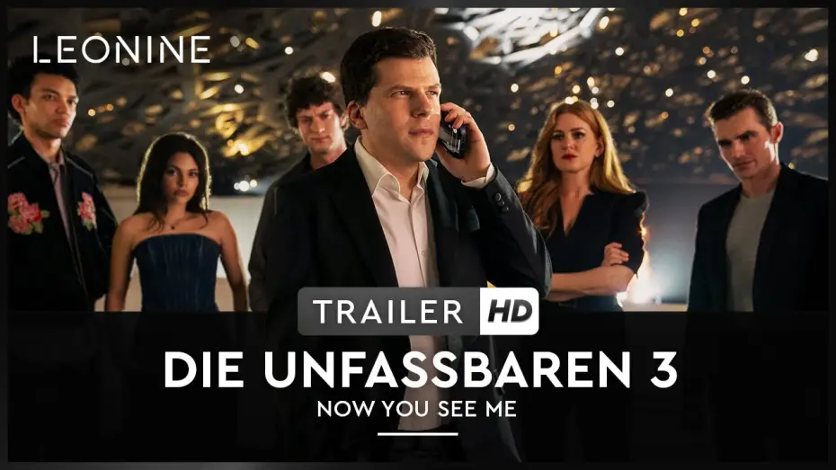 Видео к фильму Иллюзия обмана 3 | Die Unfassbaren 3 &ndash; Now you see me - Trailer (deutsch/german; FSK 6) - Ab 13.11. im Kino