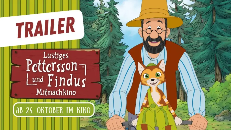 Видео к фильму Lustiges Pettersson und Findus Mitmachkino | Pettersson und Findus - Das lustige Mitmachkino im Oktober (OFFIZIELLER TRAILER)
