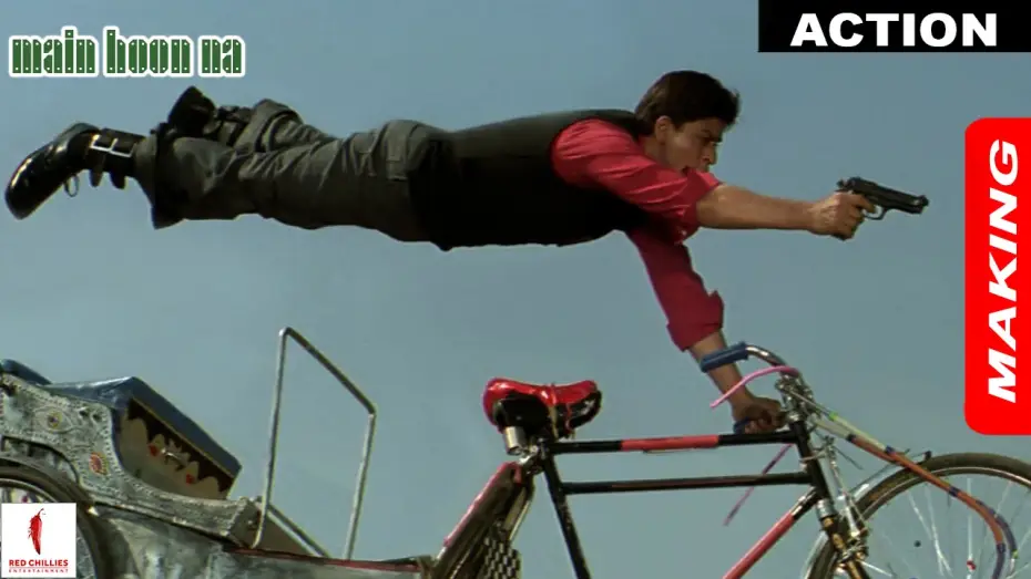 Видео к фильму Я рядом с тобой!!! | Main Hoon Na | Making of Action | Shah Rukh Khan, Sushmita Sen | A Film By Farah Khan