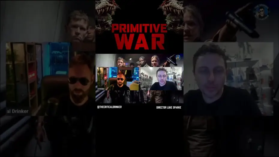 Видео к фильму Первобытная война | Director Luke Sparke with questions from fans with The Critical Drinker