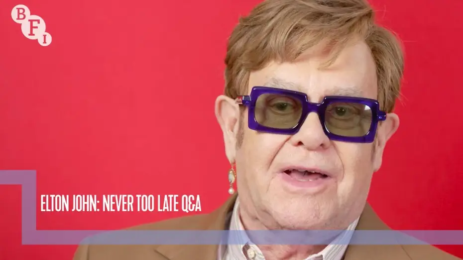 Видео к фильму Elton John: Never Too Late | Elton John on Never Too Late, a documentary about his life and music | BFI London Film Festival 2024