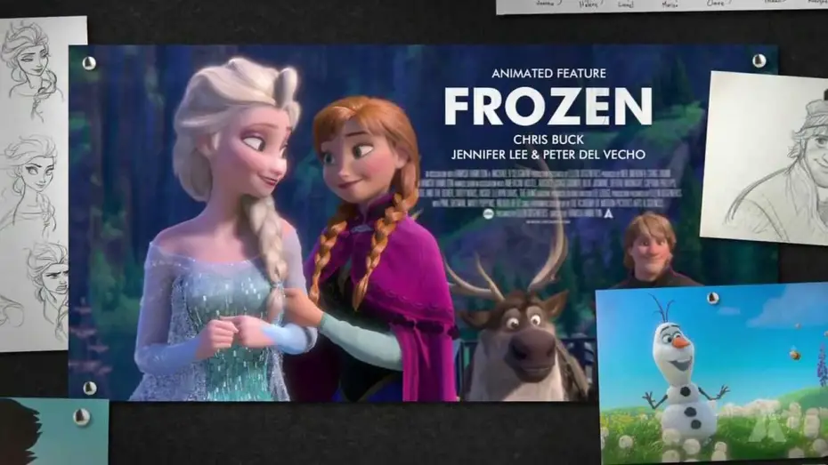 Видео к фильму Холодное сердце | Frozen Wins Best Animated Feature | 86th Oscars (2014)