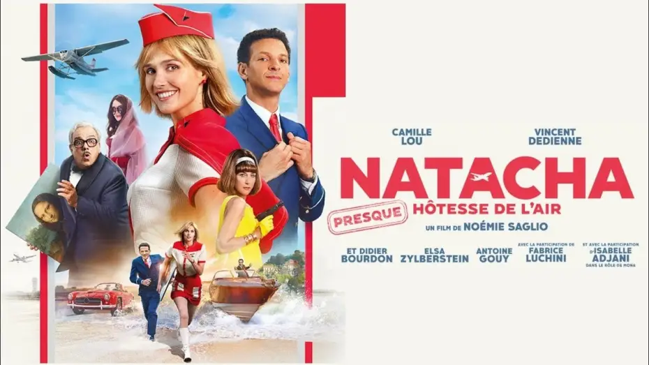 Видео к фильму Наташа: НедоСтюардесса | NATACHA (PRESQUE) H&Ocirc;TESSE DE L'AIR - Bande Annonce 2025 - Isabelle Adjani, Camille Lou, D. Bourdon