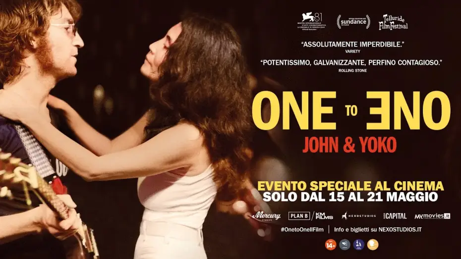 Видео к фильму One to One: John & Yoko | ONE TO ONE: JOHN & YOKO. Dal 15 al 21 maggio al cinema