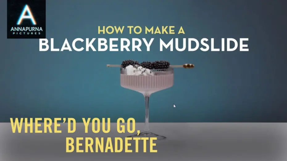 Видео к фильму Куда ты пропала, Бернадетт? | WHERE'D YOU GO, BERNADETTE | Mudslide Cocktail Recipe