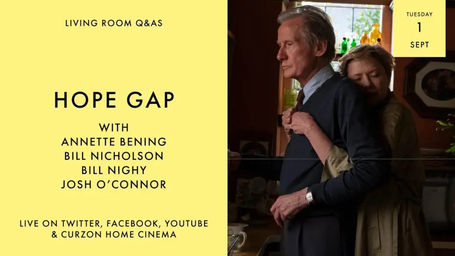 Видео к фильму В плену надежды | LIVING ROOM Q&As: Hope Gap with Annette Bening, Bill Nighy, Josh O'Connor and William Nicholson
