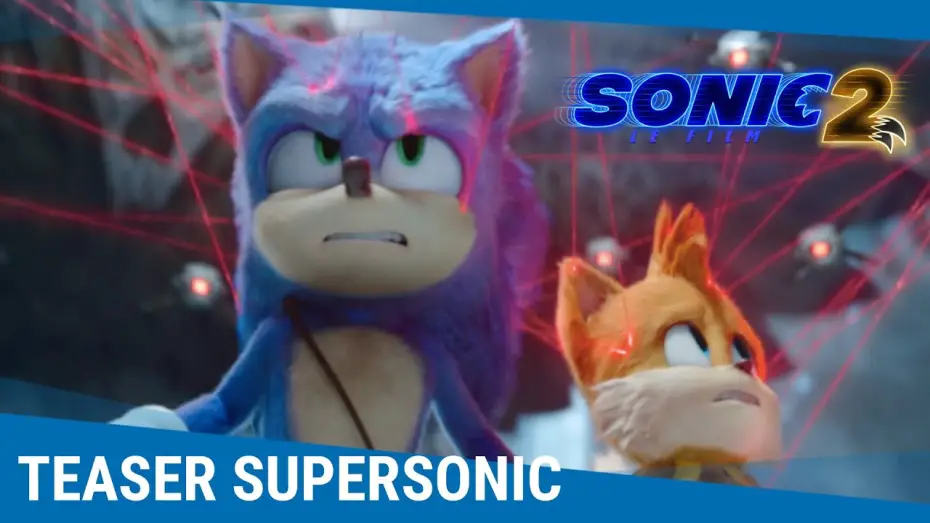 Видео к фильму Соник в кино 2 | SONIC 2 - Teaser supersonic [Au cin&eacute;ma le 30 mars]