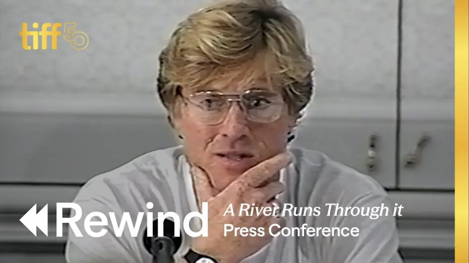 Видео к фильму Там, где течёт река | Press Conference (1992) | TIFF REWIND