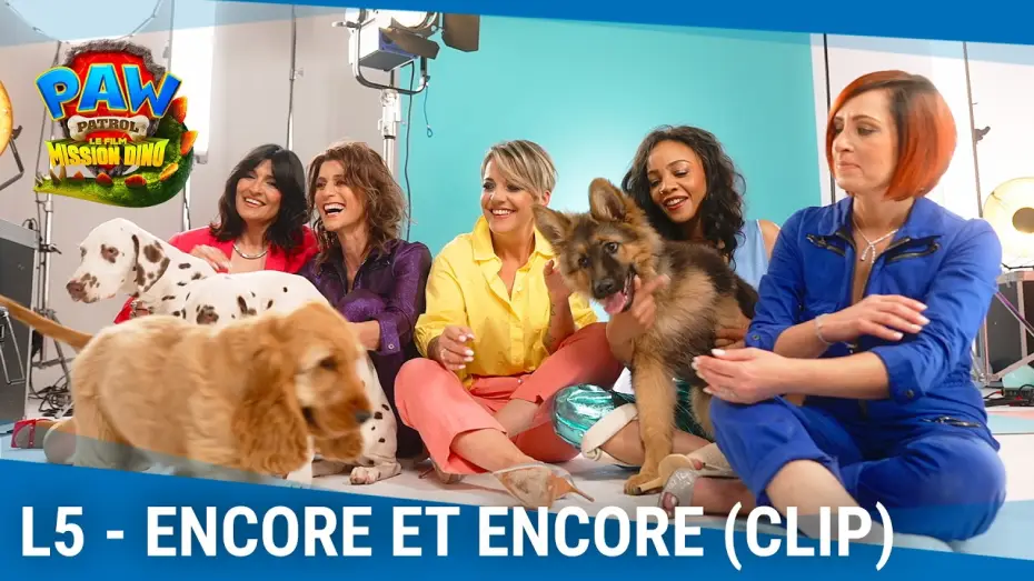 Видео к фильму Щенячий патруль: Динофильм — L5 : Encore et encore - Clip officiel [La Pat’ Patrouille – Le film : Mission Dino]