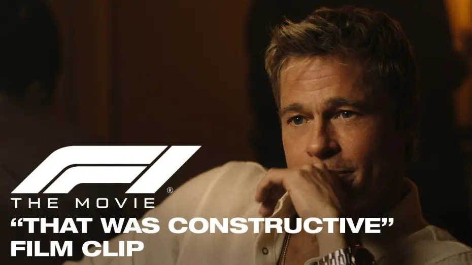 Видео к фильму F1 | "That Was Constructive" Film Clip