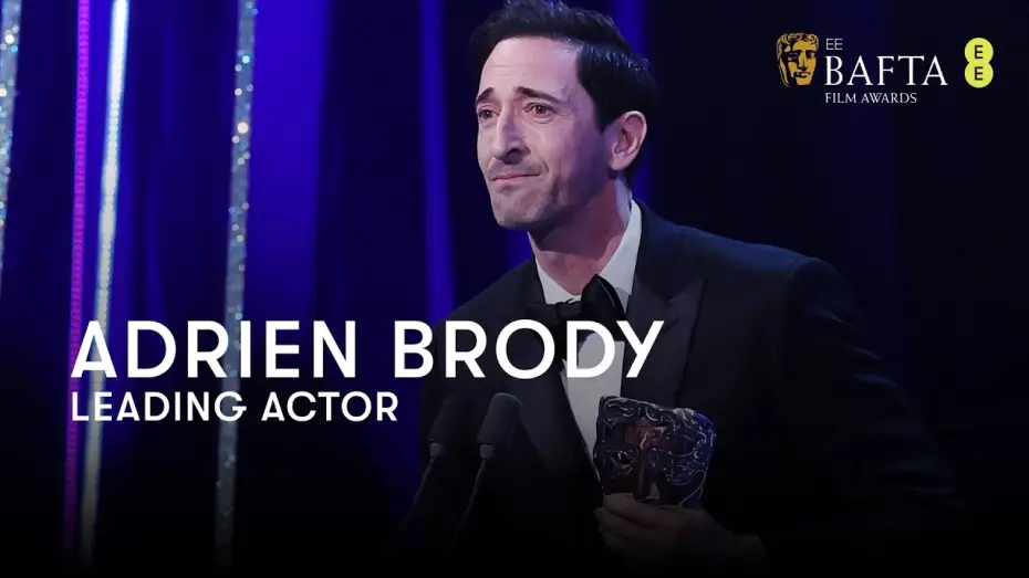 Видео к фильму Бруталист | Adrien Brody wins Leading Actor for his perodmance in The Brutalist as L&aacute;szl&oacute; T&oacute;th | BAFTA