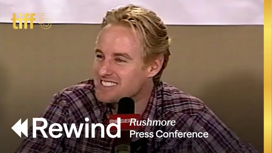 Видео к фильму Академия Рашмор | Press Conference (1998) | TIFF REWIND