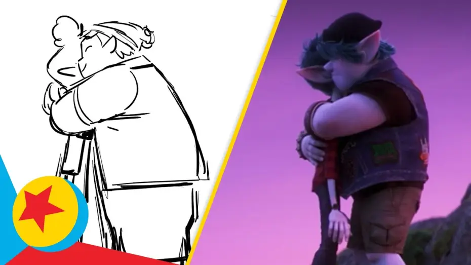 Видео к фильму Вперёд — Barley and Dad Reunite from Onward | Pixar Side by Side