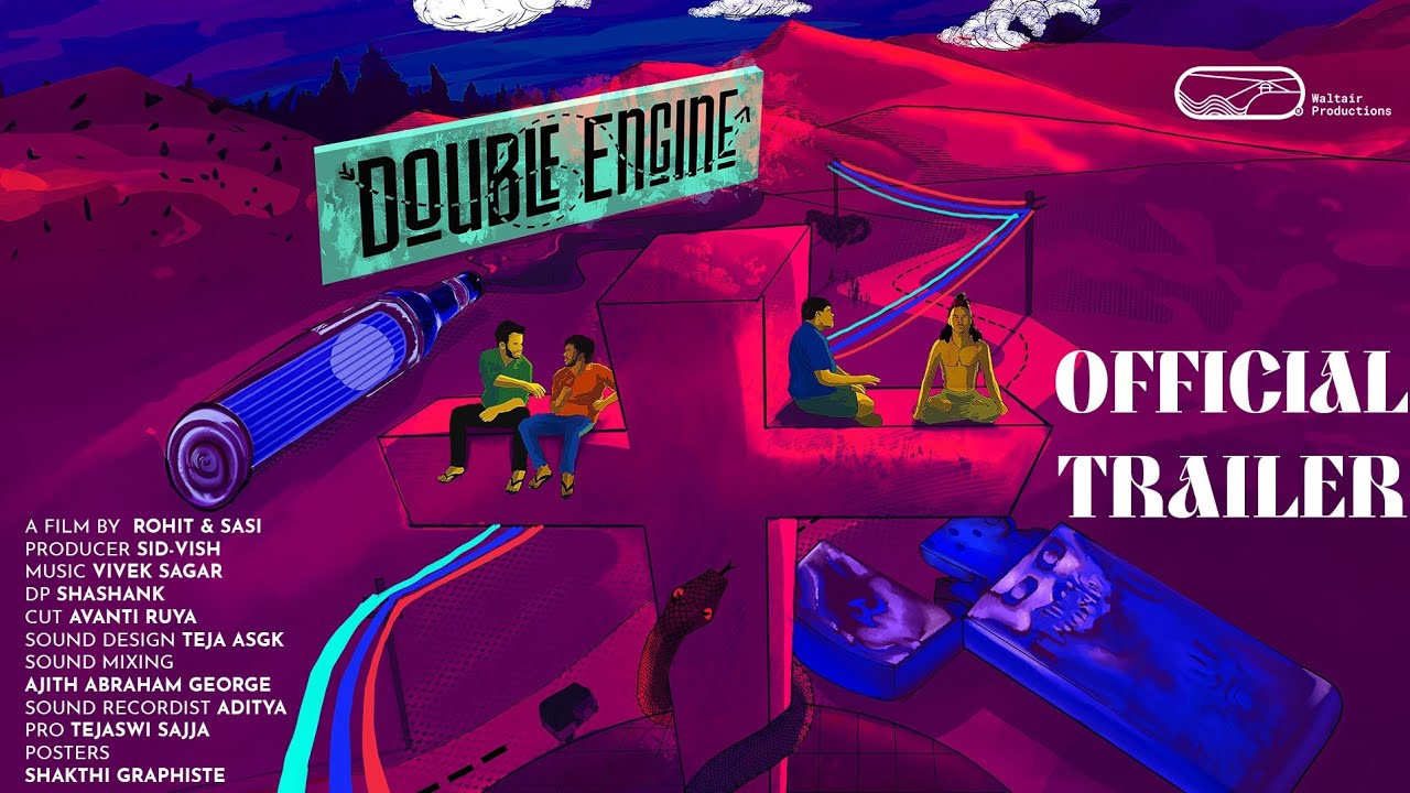 Видео к фильму Double Engine | #DoubleEngine Movie - Theatrical Trailer | Rohit & Sasi | #VivekSagar | In Theatres Jan 5th 2024
