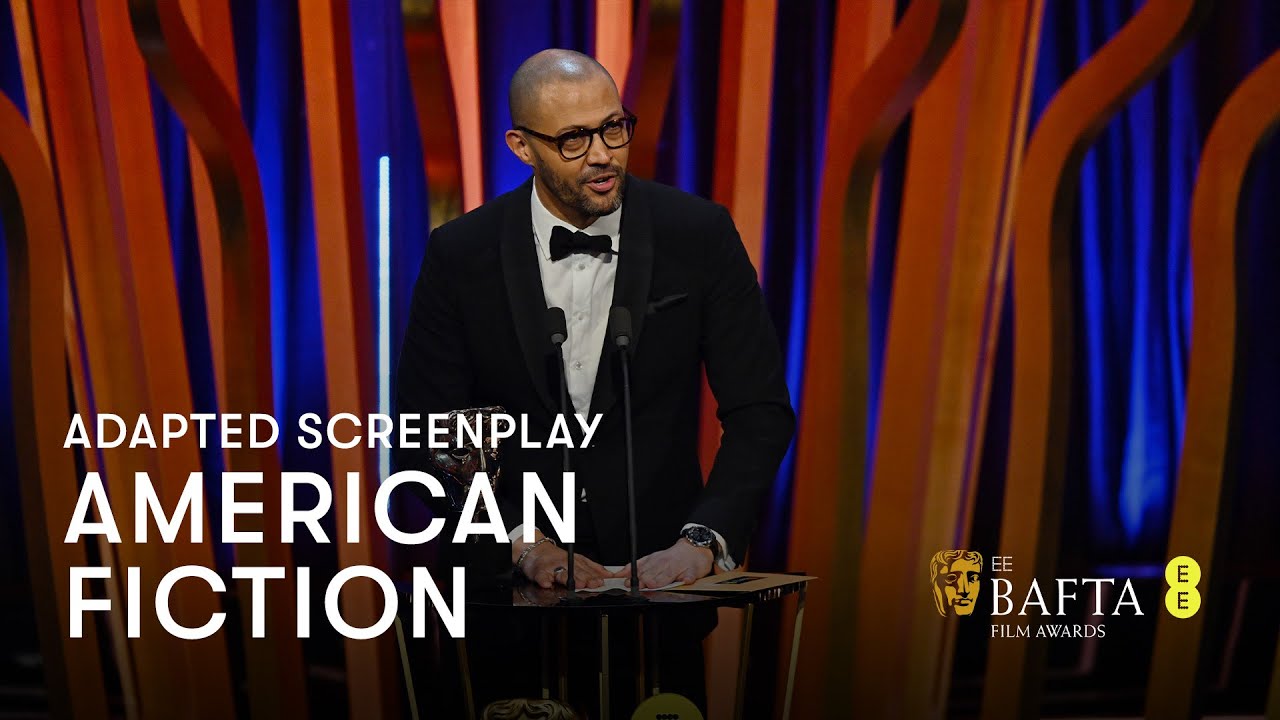 Видео к фильму Американское чтиво | Cord Jefferson wins the Adapted Screenplay award for American Fiction | EE BAFTA Film Awards 2024