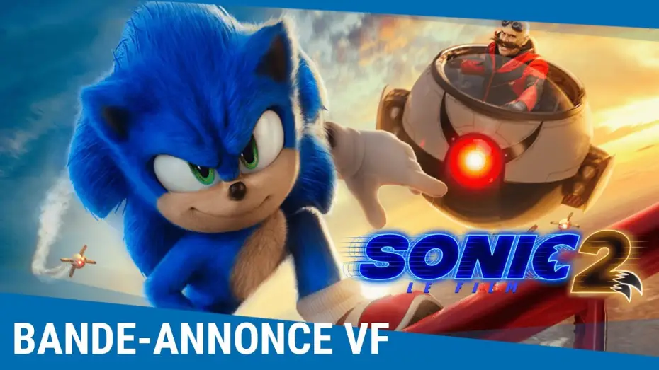 Видео к фильму Соник в кино 2 | SONIC 2 - Bande-annonce VF [En 2022 au cin&eacute;ma]