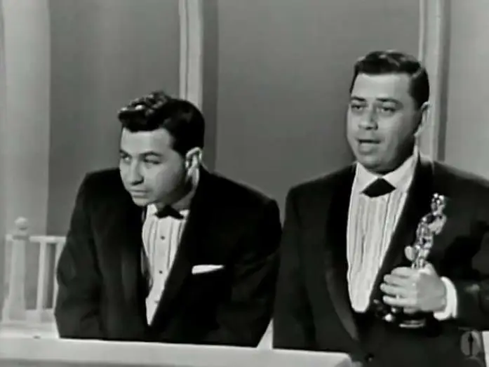 Видео к фильму Мэри Поппинс | The Sherman Brothers winning the Oscar&reg; for Music Score for "Mary Poppins"