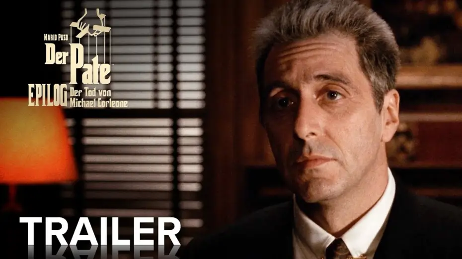 Видео к фильму Крёстный отец 3 | Mario Puzos Der Pate, Epilog: Der Tod von Michael Corleone | Offizieller Trailer | Paramount