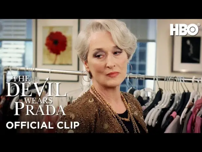 Видео к фильму Дьявол носит Prada | Miranda Priestly Educates Andy About Her Cerulean Sweater