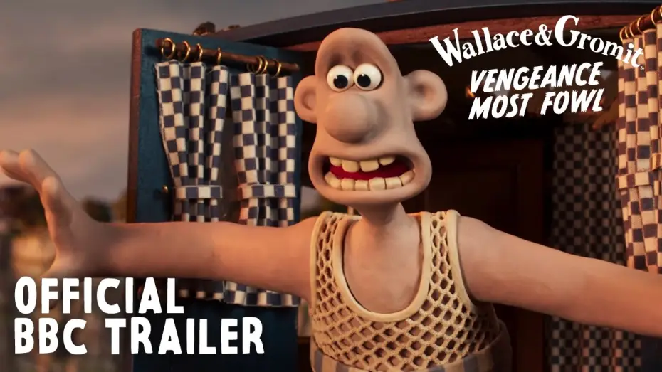 Видео к фильму Уоллес и Громит: Самая Дикая Месть | Wallace & Gromit: Vengeance Most Fowl | BBC TRAILER 🐧 #WallaceandGromit