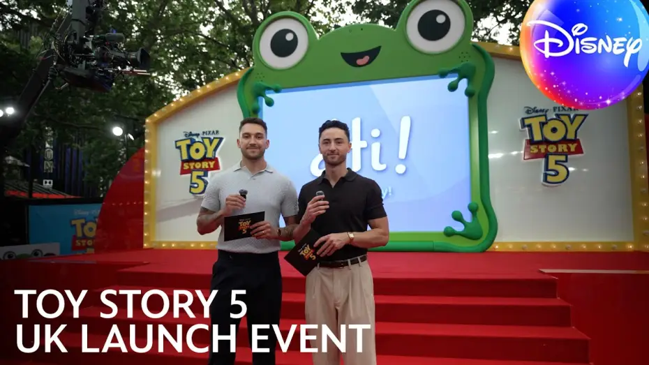 Видео к фильму История игрушек 5 | Behind the Scenes at the Toy Story 5 UK Launch Event with Jakexmax