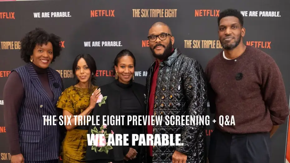 Видео к фильму Батальон 6888 | We Are Parable x Netflix: The Six Triple Eight preview screening and Q+A
