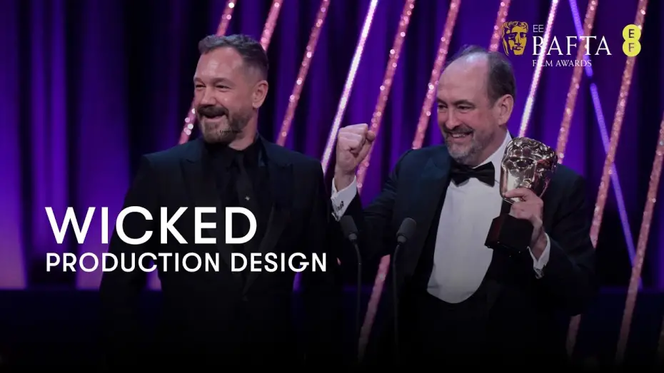 Видео к фильму Злая: Часть первая | Wicked defies  gravity to win the BAFTA for Production Design | BAFTA Film Awards 2025