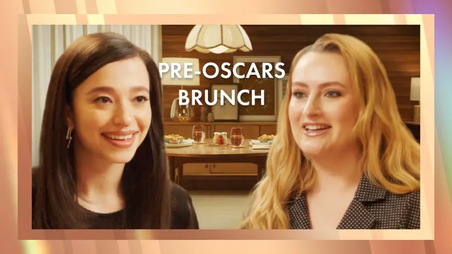 Видео к фильму Anora | Mikey Madison & Amelia Dimoldenberg Tease The Chicken Shop Date Movie At Pre Oscars Brunch